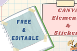 Free & Editable Canva Elements & Stickers You’ll Wish You Found Sooner!
