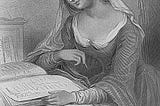 Mid 19th century engraving of Heloise