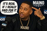 Maino Lace-frontin’?