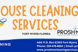 House cleaning services fort Myers