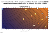 Température humide et température de rosée