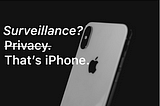 Privacy. That’s iPhone. Surveillance. CSAM detection. Scanning iMessage nudes