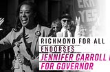 Vote your hopes, not your fears. Vote Jennifer Carroll Foy for Governor.