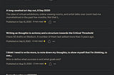 Ten Years of Medium and Writing