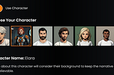 Using Characters on StoryChain