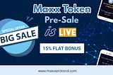 Dear Community, ⚡ MAXXI Coin Pre-Sale IS LIVE ⚡