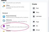 How to save a post on Facebook
