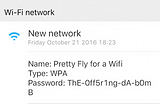 Share Your Wifi Password with a QR Code -Part 2