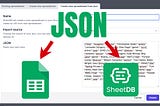 Create Google Spreadsheet from JSON data