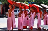 When my mother decided to become a monk!