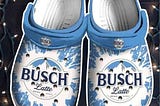 Busch Latte Beer Lovers Crocs Crocband Clog Shoes