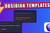 7 Obsidian Templates That Supercharge My Second Brain