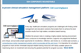 CAE LearningSpace: A Proven Solution for Sim Center Management