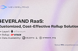 4EVERLAND RaaS: Customized, Cost-Effective Rollup Solution