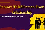 Totka To Remove Third Person