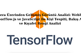 Kamera Üzerinden Gelişmiş Görüntü Analizi: WebRTC, TensorFlow.js