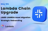 Lambda Odyssey：150M $LAMBDA Eco rewards, Ethereum Layer 2 Lambda Chain and the $LAMB-$LAMBDA asset…