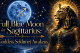 Full Blue Moon in Sagittarius: Goddess Sekhmet Awakens