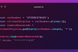 🎭 Mascarando uma String com javascript