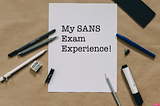 The First SANS Course and Exam experience — GIAC GCSA