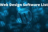 Web Design Software List