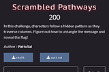 H7CTF — Scrambled Pathways | Reversing