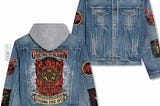 Unleash your inner metalhead with our exclusive Slayer Exile Jean Jacket Hoodie