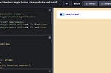 screenshot of a toggle switch on codepen