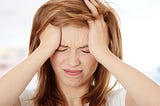 Women feeling stressed and frustrated