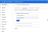 Google App Engine — Configure custom domains with SSL