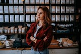 6 Critical Mistakes I See Small Business Owners Make female entrepreneur in her tea shop