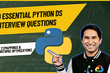 David Regalado @thecodemancer_ 10 Essential Python DS Interview Questions