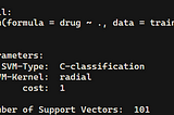 Classification using SVM Model in R