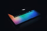 Colorful MacBook keyboard