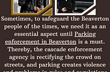 How To Sustain Regulate Parking Enforcement In Beaverton?