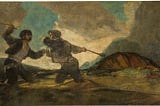 The Wonderful Horror of Goya’s Fight to the Death with Cudgels