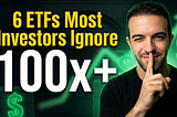 Leveraged ETFs thumbnail: Henrique centieiroin a vault with glowing green dollars, hinting at “6 ETFs Most Investors Ignore” with 100x+ returns.