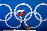 Russian athletes are banned from competing professionally.