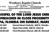 Westboro Baptist Church Hate Group To Picket Tampa Churches March 19