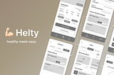 UX Case Study: Helty, a Mobile App for a Healthier Lifestyle