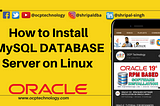 How to install Mysql Database Server on Redhat Linux