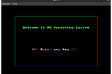 Simple Operating System- NR_OS