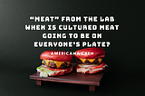 “Meat” from the lab: When is cultured meat going to be on everyone’s plate?