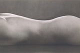 Abstract image of nude by photographer Edward Weston, 1925.