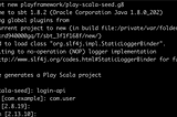 Developing RestAPI using Scala Play Framework