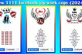 New 1111 Facebook VIP Work Copy (2024)