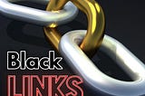 What is the impact of black links on the website?