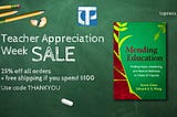 Teacher Appreciation Week Discount on Our New Book!