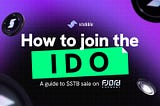 How to join the $STB sale on Fjord Foundry