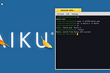 Hello, Assembly World in Haiku x64